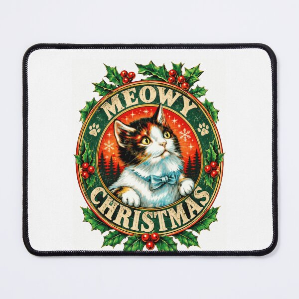 Item preview, Meowy Christmas Cat Lover Pet Owner Holiday Feline designed and sold by HumansStuck12.