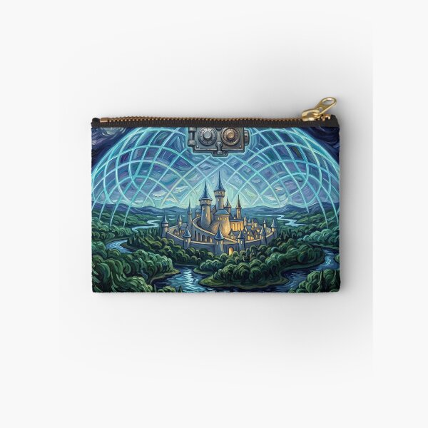 Item preview, Druidia Starry Night Sci Fi Landscape designed and sold by Bad-Decisions-Designs.