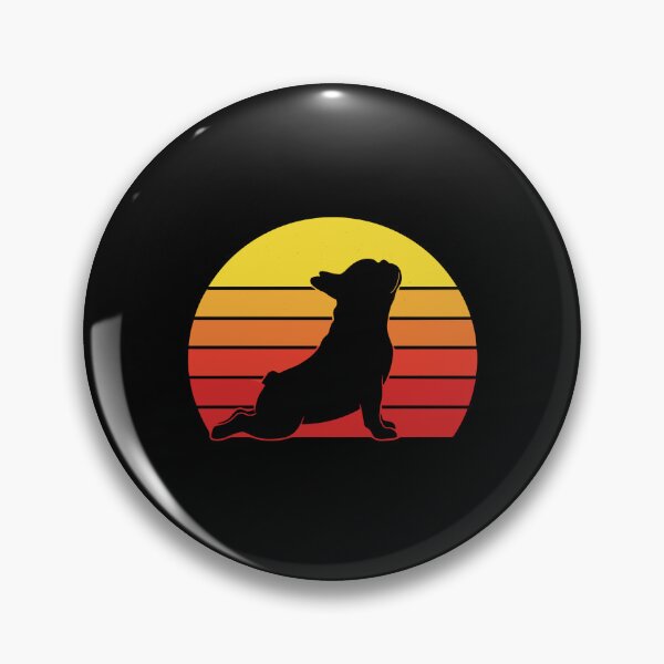 Item preview, French Bulldog Yoga Pose Sunset Dog Lover Retro Vintage designed and sold by PopStars1993.