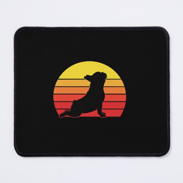Item preview, French Bulldog Yoga Pose Sunset Dog Lover Retro Vintage designed and sold by PopStars1993.