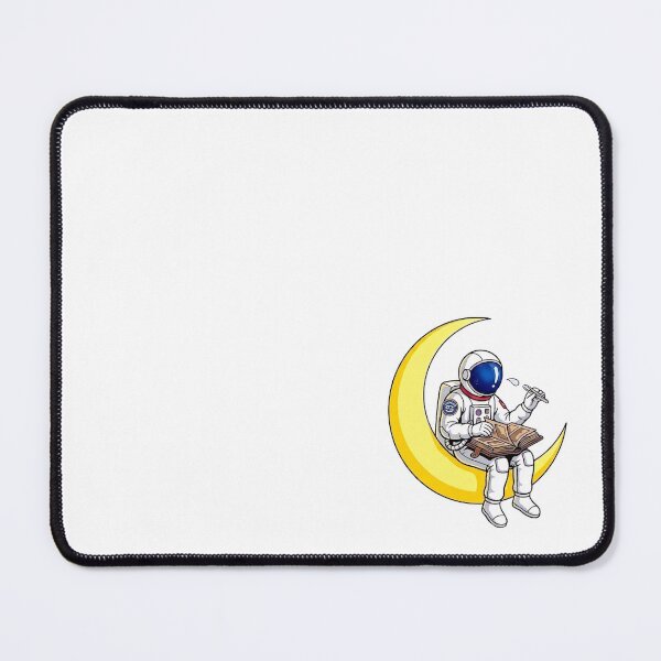 Item preview, Cancer Zodiac Nostalgic Astronaut on Crescent Moon designed and sold by Rare By Hero.