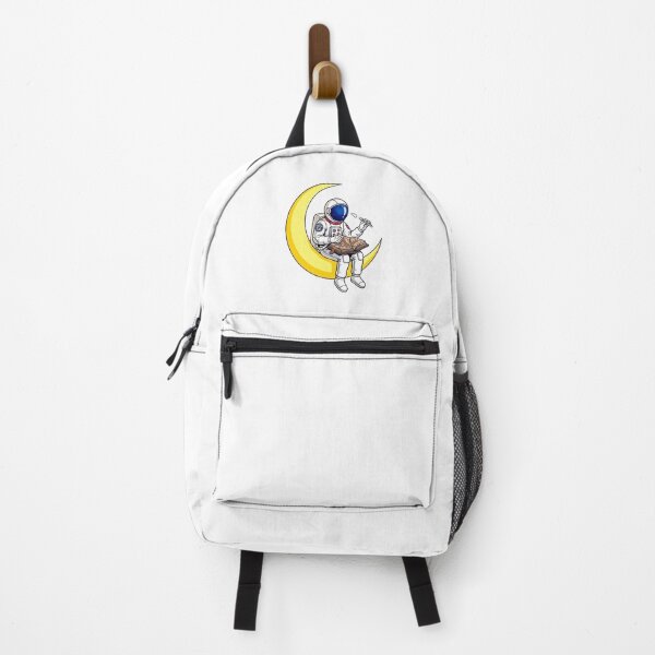 Item preview, Cancer Zodiac Nostalgic Astronaut on Crescent Moon designed and sold by Rare By Hero.