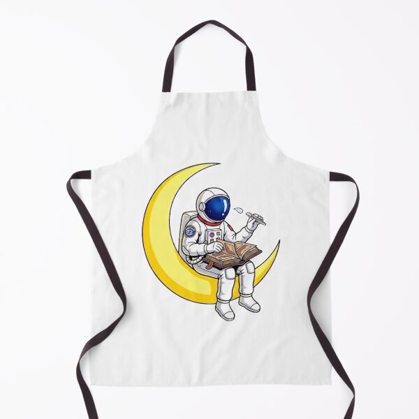 Item preview, Cancer Zodiac Nostalgic Astronaut on Crescent Moon designed and sold by Rare By Hero.