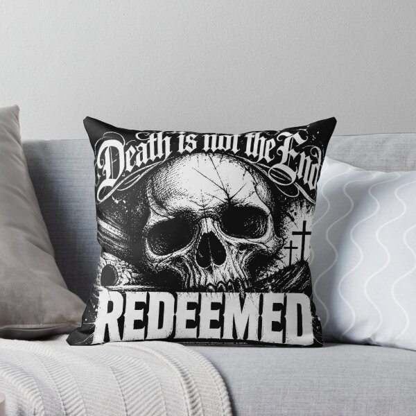 Item preview, Death Is Not The End Redeemed Skull Tee designed and sold by PureGritFaith.