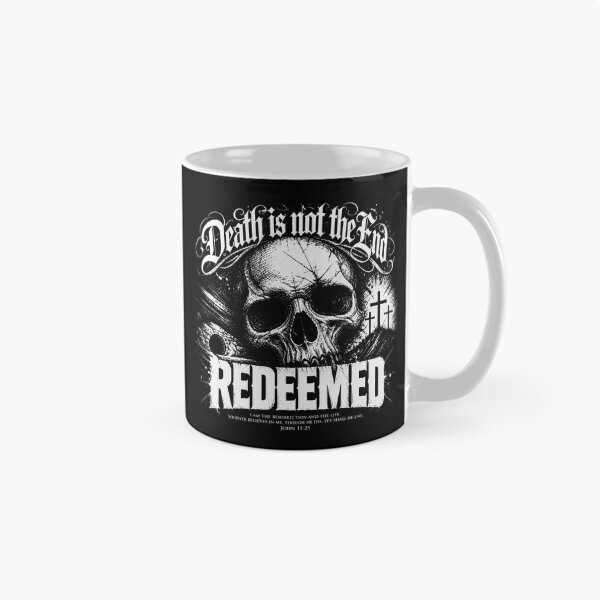 Item preview, Death Is Not The End Redeemed Skull Tee designed and sold by PureGritFaith.