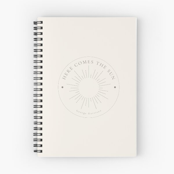 Item preview, Here Comes The Sun — Minimalist George Harrison Quote Print designed and sold by CairnStudio.