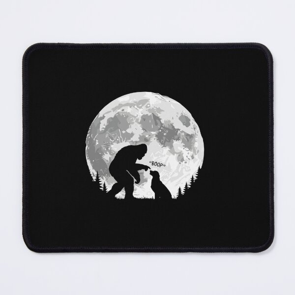 Item preview, Bigfoot Boop Sasquatch Mythical Creature Full Moon designed and sold by PopStars1993.