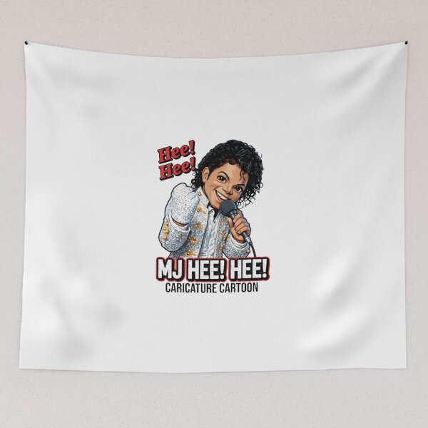 Item preview,  MJ Hee! Hee! Caricature Cartoon designed and sold by SparklesCo.
