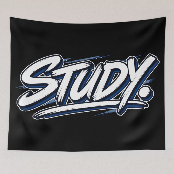 Item preview, STUDY Minimalist Student College Typography designed and sold by Sunday.Supply.