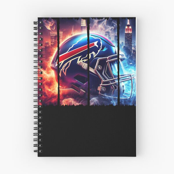 Item preview, Football Helmet Fire Ice Flame City Skyline High Contrast designed and sold by PatrickBrandt.