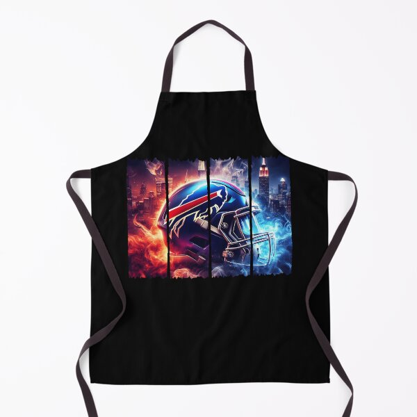 Item preview, Football Helmet Fire Ice Flame City Skyline High Contrast designed and sold by PatrickBrandt.