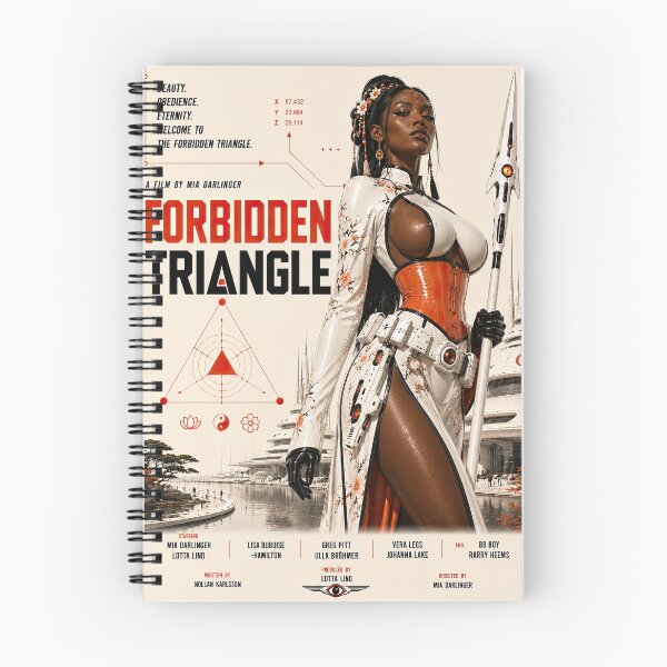 Item preview, Forbidden Triangle – Retro Futurist Sci Fi designed and sold by obstinator.