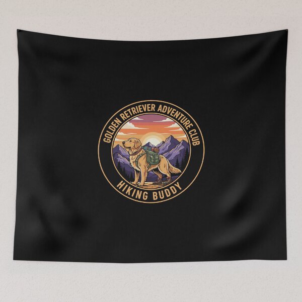 Item preview, Golden Retriever Adventure Club Hiking Buddy Dog Owner Outdoor Hiker designed and sold by PopStars1993.