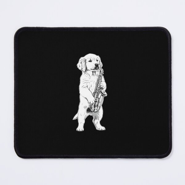 Item preview, Golden Retriever Puppy Playing Saxophone Musician Dog Lover designed and sold by PopStars1993.