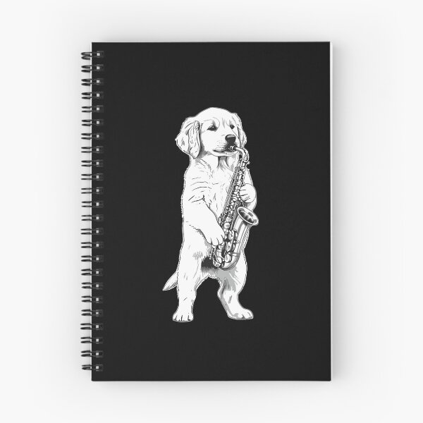 Item preview, Golden Retriever Puppy Playing Saxophone Musician Dog Lover designed and sold by PopStars1993.