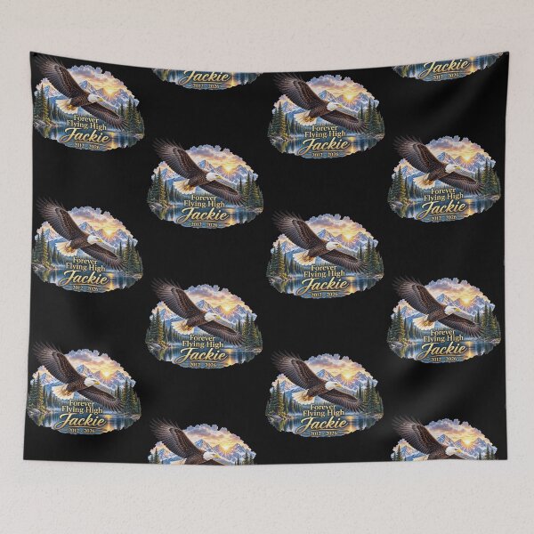 Item preview, Forever Flying High Jackie 2012–2026 Eagle Memorial designed and sold by Glow-Paw-Studio.