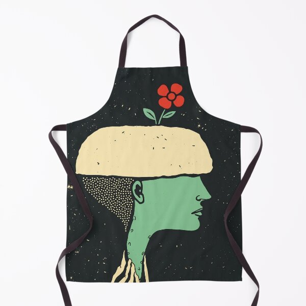 Item preview, Mushroom Head Surreal Botanical Profile Art designed and sold by Gigglink.