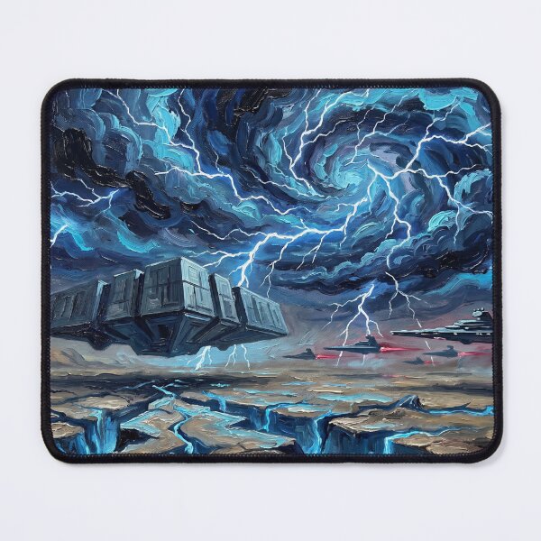 Item preview, Exegol Starry Night Sci Fi Landscape designed and sold by Bad-Decisions-Designs.