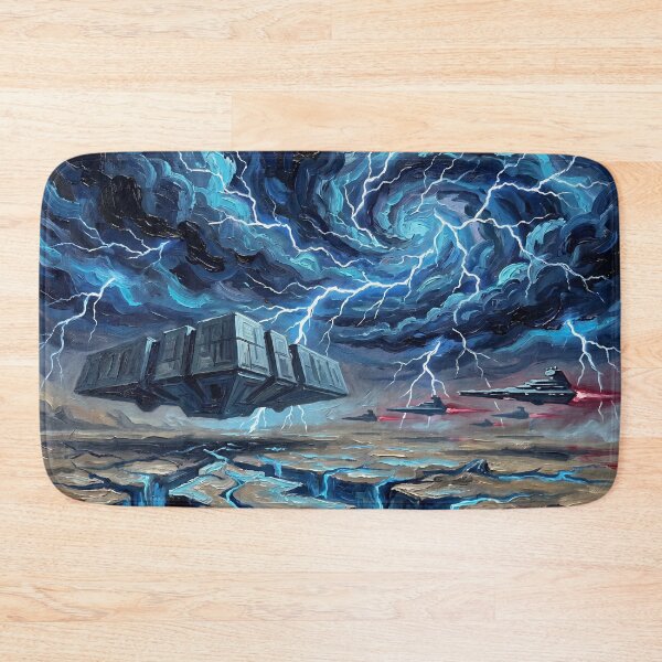 Item preview, Exegol Starry Night Sci Fi Landscape designed and sold by Bad-Decisions-Designs.