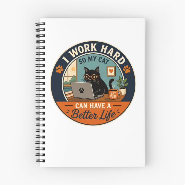 Item preview, I Work Hard So My Cat Can Have A Better Life Cat Owner Pet Lover designed and sold by HumansStuck12.