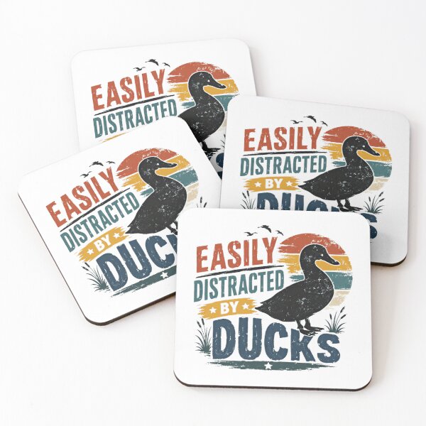 Item preview, Easily Distracted By Ducks Duck Lover Waterfowl Enthusiast designed and sold by RetroMini2026.