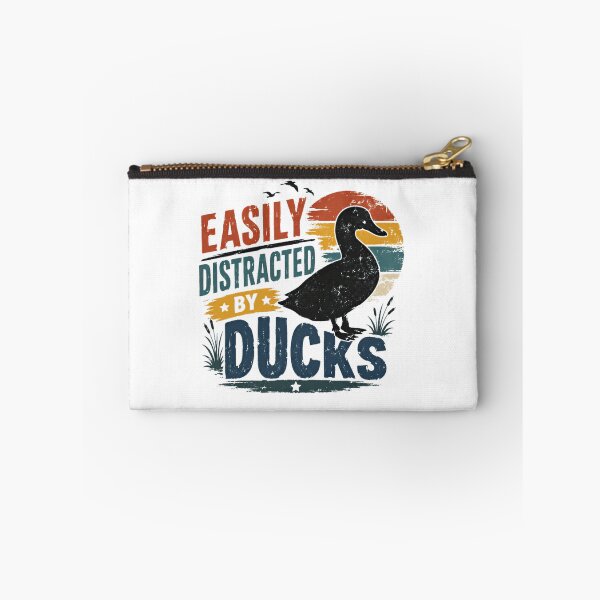 Item preview, Easily Distracted By Ducks Duck Lover Waterfowl Enthusiast designed and sold by RetroMini2026.