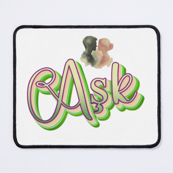 Item preview, Aşk Turkish Love Quote Watercolor Couple Romantic Typography Art designed and sold by Miheerala.
