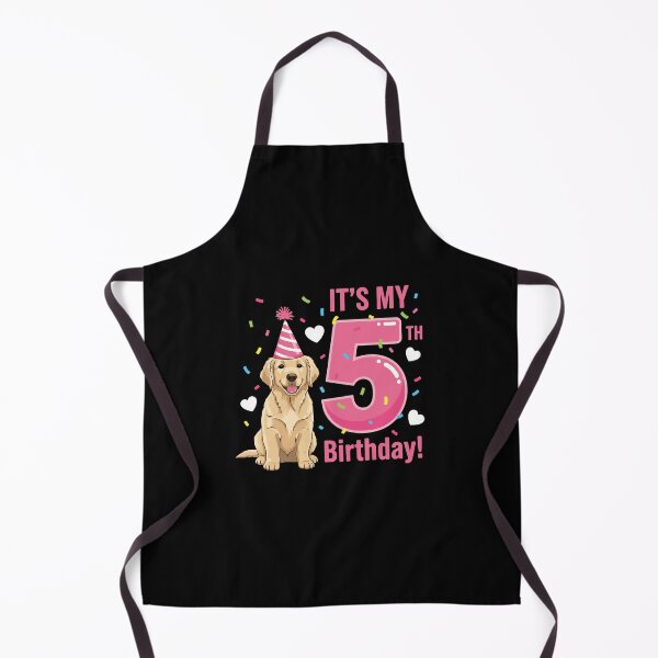 Item preview, It's My 5th Birthday Golden Retriever Dog Lover Pet Parent designed and sold by PopStars1993.