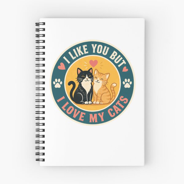 Item preview, I Like You But I Love My Cats Cat Lover Pet Parent designed and sold by HumansStuck12.