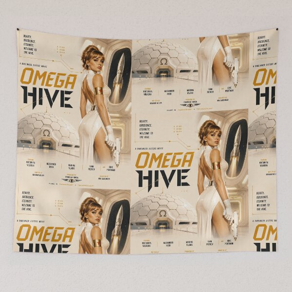 Item preview, Omega Hive – Retro Futurist Sci Fi designed and sold by obstinator.