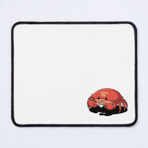 Item preview, Cancer Zodiac Cozy Crab Sipping Tea Cute Astrology designed and sold by Rare By Hero.