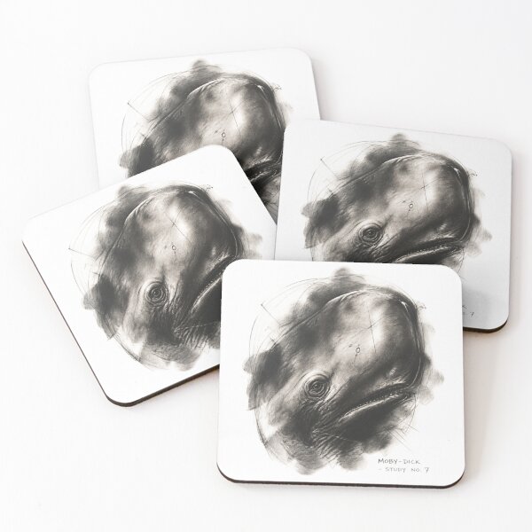 Item preview, Moby Dick Study No. 7 - Charcoal Whale Portrait designed and sold by Fenay Designs.