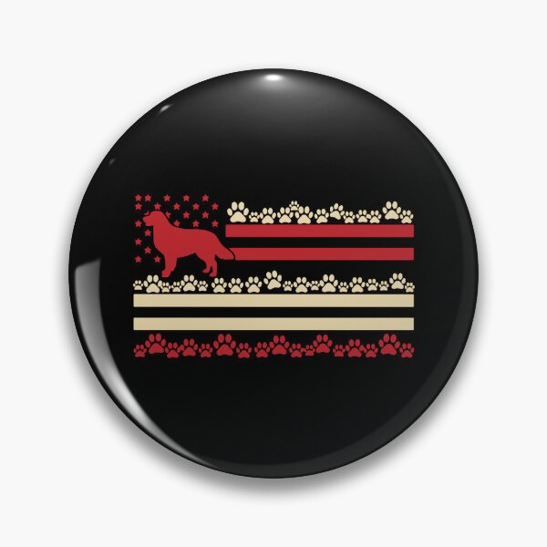 Item preview, Patriotic Golden Retriever American Flag Dog Paw designed and sold by PopStars1993.