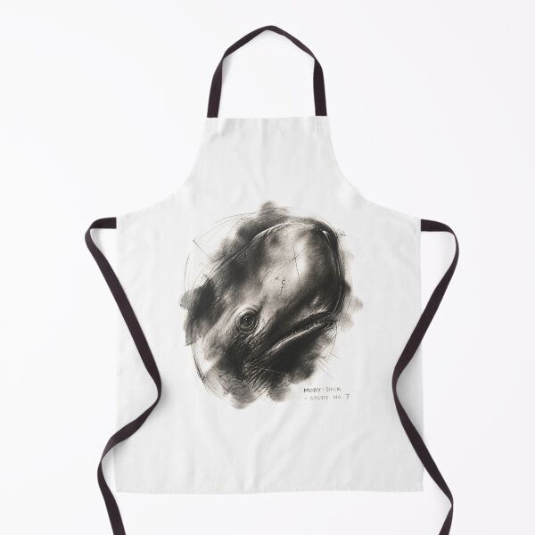 Item preview, Moby Dick Study No. 7 - Charcoal Whale Portrait designed and sold by Fenay Designs.