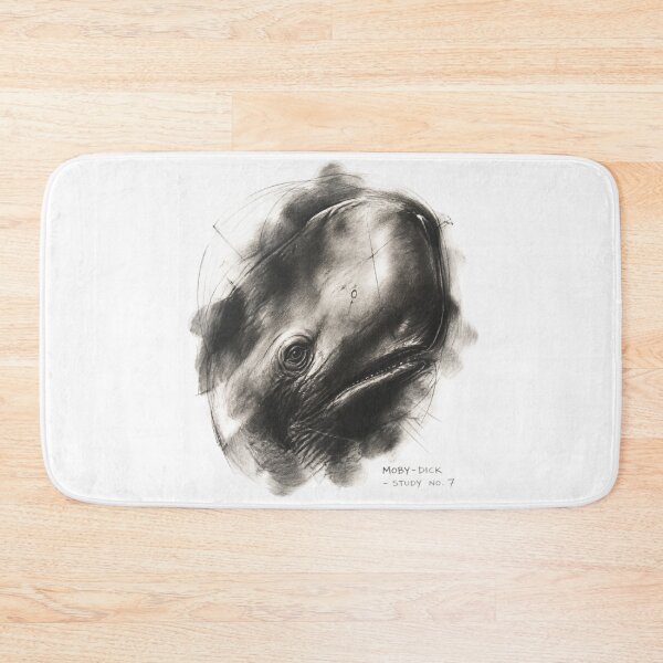 Item preview, Moby Dick Study No. 7 - Charcoal Whale Portrait designed and sold by Fenay Designs.