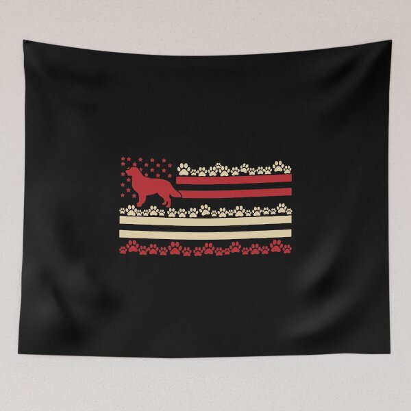 Item preview, Patriotic Golden Retriever American Flag Dog Paw designed and sold by PopStars1993.
