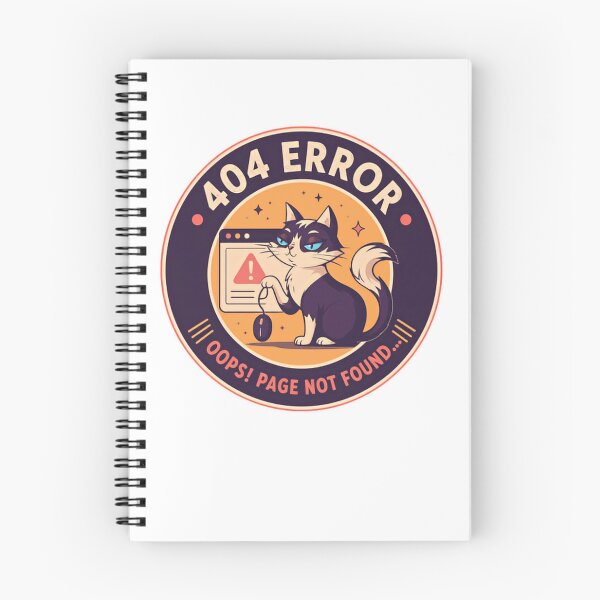 Item preview, 404 Error Oops! Page Not Found Programmer Developer Tech Cat designed and sold by HumansStuck12.