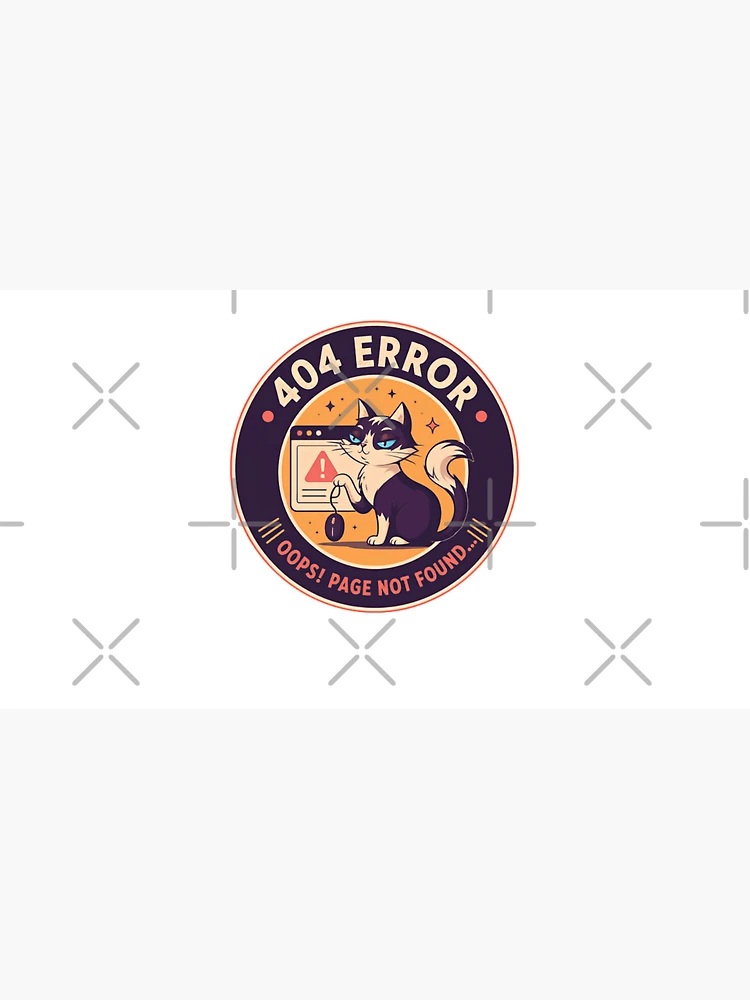 Thumbnail 3 of 3, Cap, 404 Error Oops! Page Not Found Programmer Developer Tech Cat designed and sold by HumansStuck12.