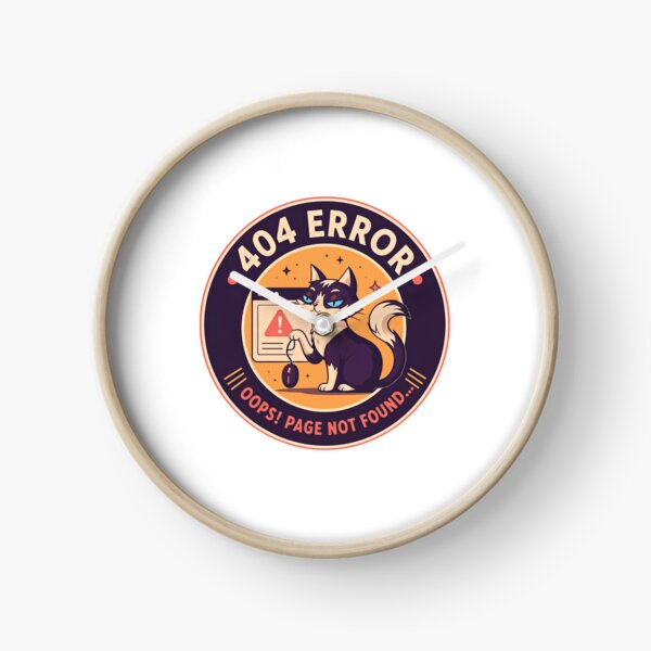 Item preview, 404 Error Oops! Page Not Found Programmer Developer Tech Cat designed and sold by HumansStuck12.