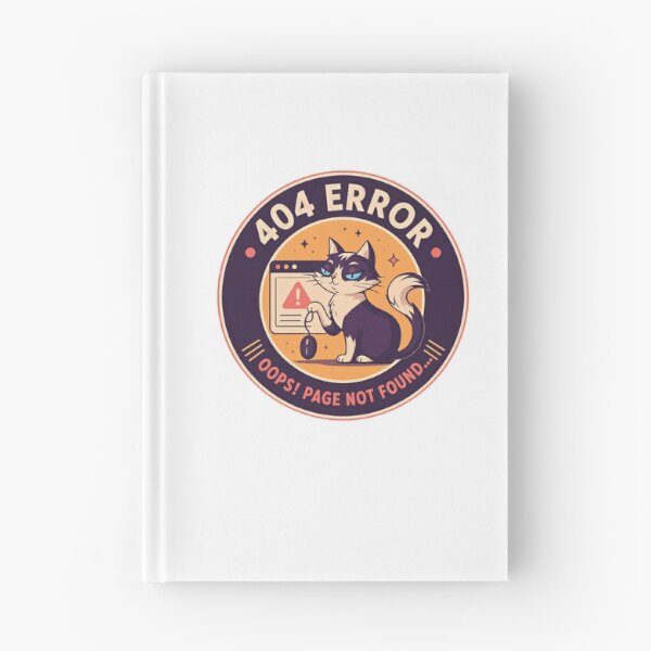 Item preview, 404 Error Oops! Page Not Found Programmer Developer Tech Cat designed and sold by HumansStuck12.