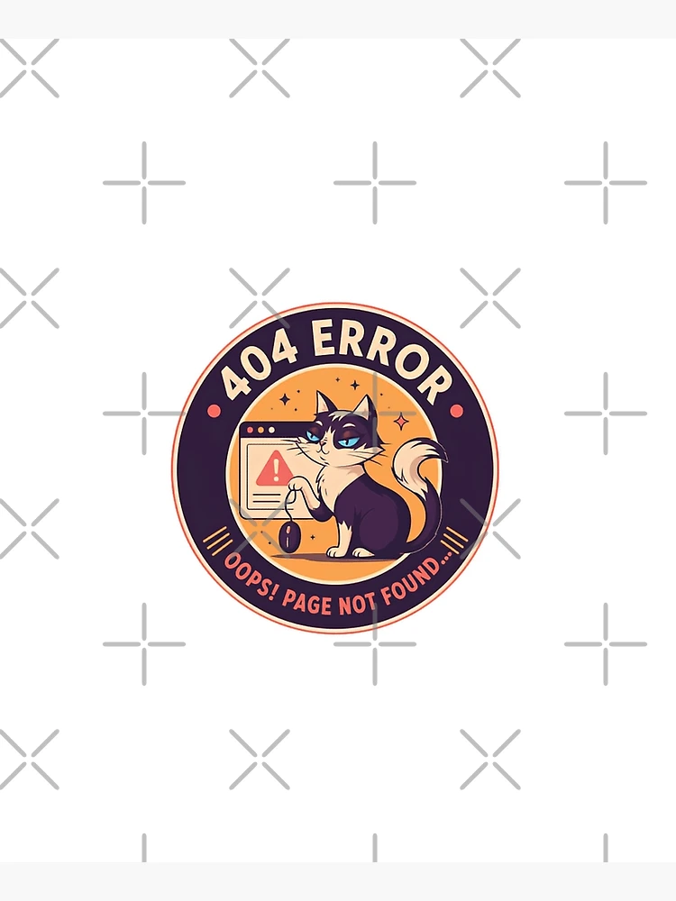 Thumbnail 6 of 6, Apron, 404 Error Oops! Page Not Found Programmer Developer Tech Cat designed and sold by HumansStuck12.