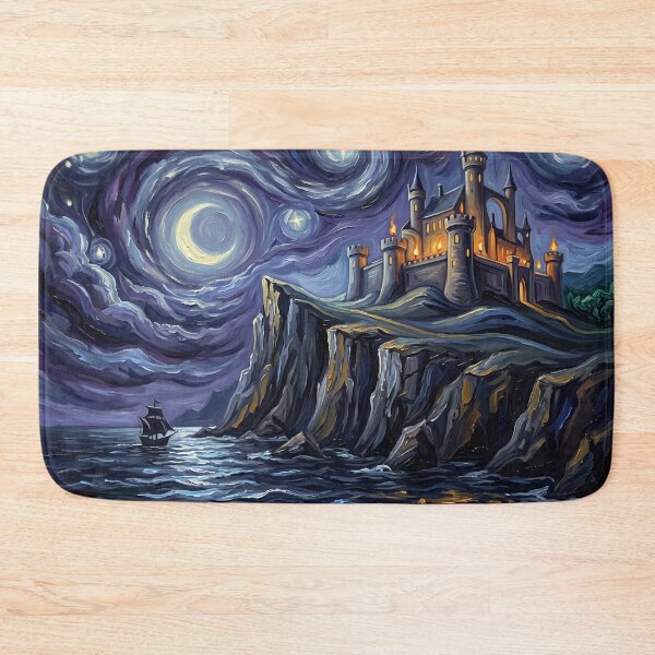 Item preview, Florin Starry Night Fantasy Landscape designed and sold by Bad-Decisions-Designs.