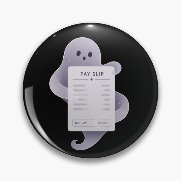 Item preview, Ghost Payslip - Disappearing Salary Funny Adult Humor designed and sold by Cherie-verse.