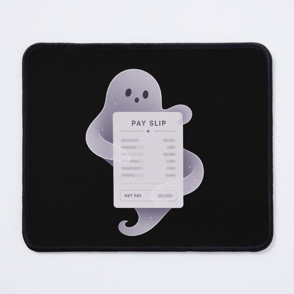 Item preview, Ghost Payslip - Disappearing Salary Funny Adult Humor designed and sold by Cherie-verse.