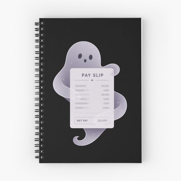 Item preview, Ghost Payslip - Disappearing Salary Funny Adult Humor designed and sold by Cherie-verse.