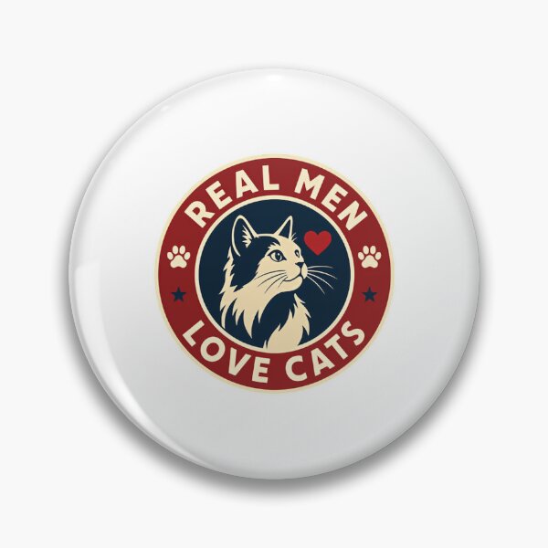 Item preview, Real Men Love Cats Male Cat Owner Feline Pet Lover designed and sold by HumansStuck12.