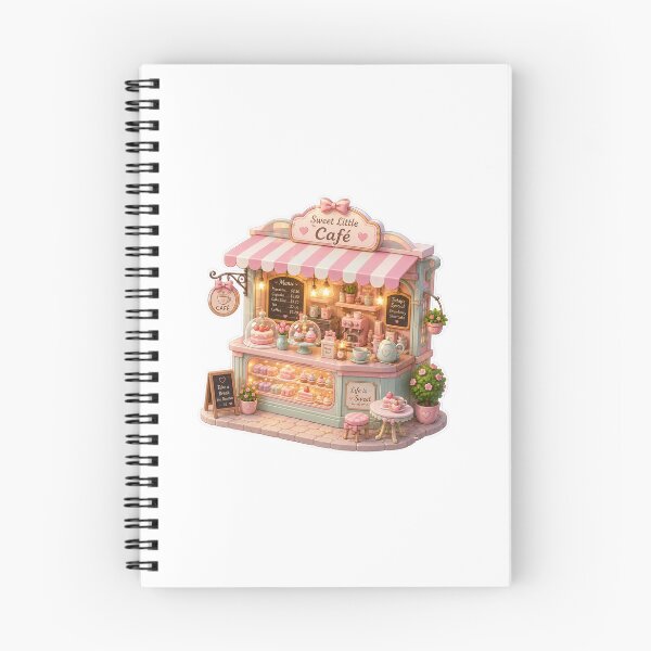 Item preview, Sweet Little Café Sticker designed and sold by blossomfun.