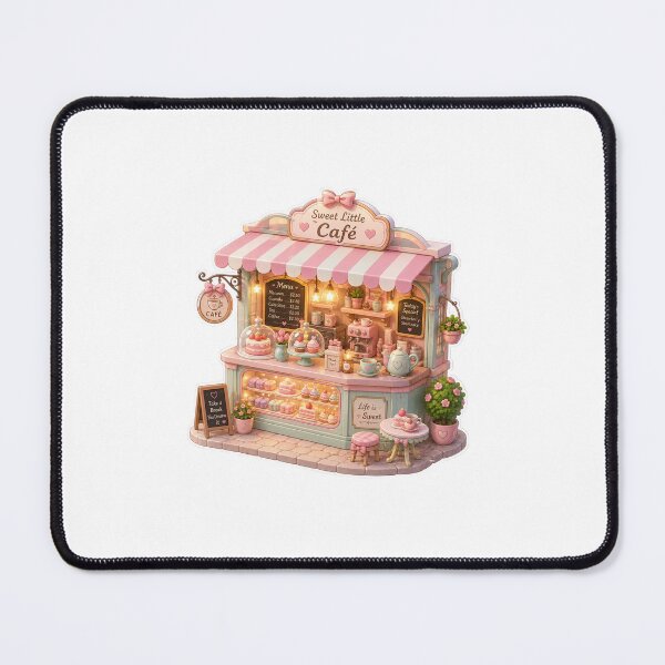 Item preview, Sweet Little Café Sticker designed and sold by blossomfun.