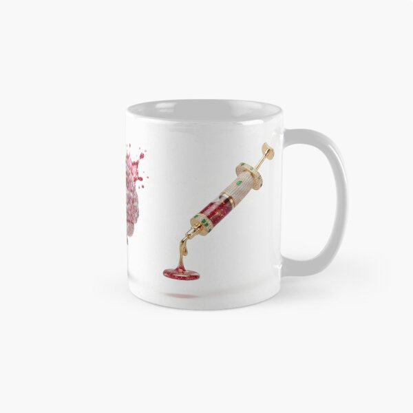 Item preview, White Gold Spine & Tourmaline Brain Jewelry Mug Wrap designed and sold by elglotonmusical.