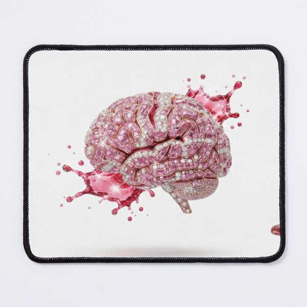 Item preview, White Gold Spine & Tourmaline Brain Jewelry Mug Wrap designed and sold by elglotonmusical.